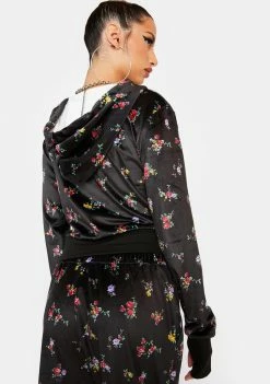 AFRM Outerwear Noir Floral Bedford Jacket