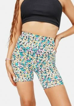 AFRM Lawson Floral Biker Shorts
