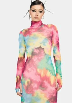 AFRM Shailene Mesh Midi Dress Midi Dresses