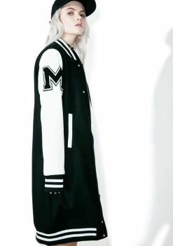 Members Only Long Varsity Jacket