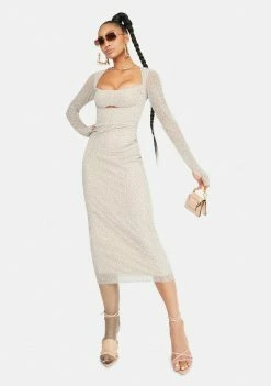 AFRM Femme Leopard Kellen Midi Dress