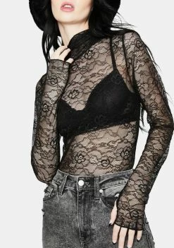 AFRM Tops Zadie Stretch Lace Top