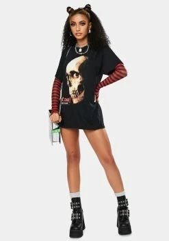 Impact Tops Dead By Dawn Graphic T-Shirt