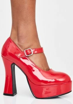Ellie Shoes Spicy Vamp Tramp Platform Heels