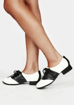 Ellie Shoes Saddle Oxfords Flats