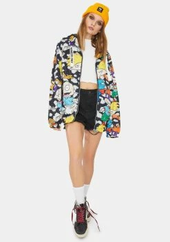 Members Only X Nickelodeon Mashup Windbreaker