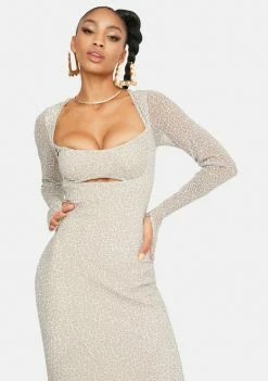 AFRM Femme Leopard Kellen Midi Dress