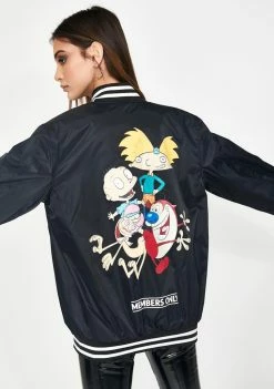 Members Only Nickelodeon Bomber Jacket Outerwear