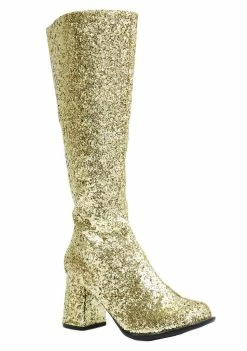 Ellie Shoes Boots & Booties Golden Go-Go Baby Glitter Boots