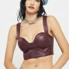 AFRM Bustier Crop Top Koa Bustier Top