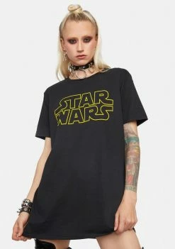 Impact Star Wars Logo Graphic Tee Tops