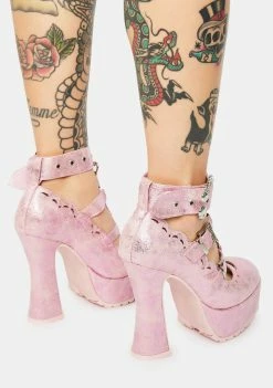 Ellie Shoes Pleasure Is Mine Platform Heels