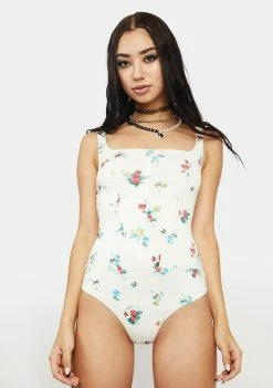 AFRM Tops Moneta Slinky Corset Bodysuit
