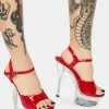 Ellie Shoes Platforms Sassy Presence Clear Platform Heels
