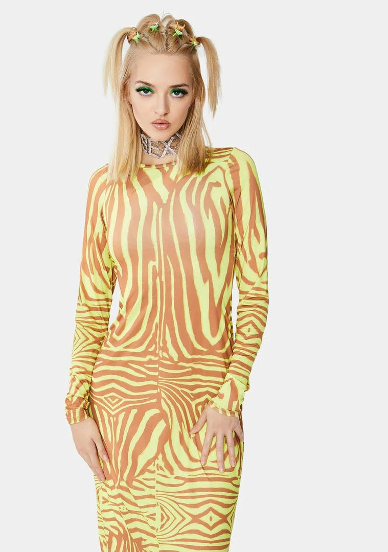 Best Pirce ๐คฉ AFRM Abstract Zebra Nollie ๐ Dress ๐ Dresses ๐ 2 AFRM Abstract Zebra Nollie Dress Dresses