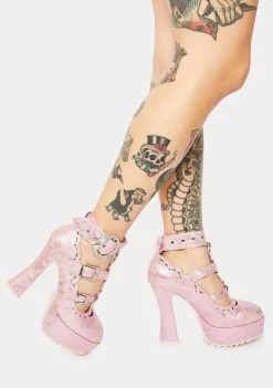 Ellie Shoes Pleasure Is Mine Platform Heels