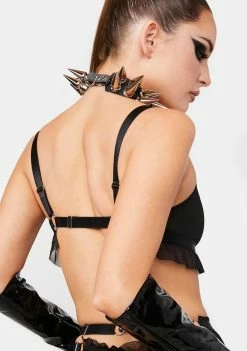 The End Lingerie Sheer Ruffle Cut-Out Bralette