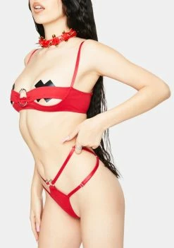 The End Lingerie Red It's My Life Thong Lingerie & Sleepwear