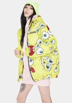 Members Only Nickelodeon Spongebob Puffer Outerwear