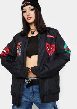 Members Only Keith Haring Bomber Jacket
