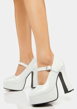 Ellie Shoes Heavenly Vamp Tramp Platform Heels