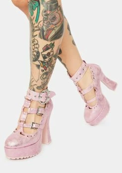 Ellie Shoes Pleasure Is Mine Platform Heels