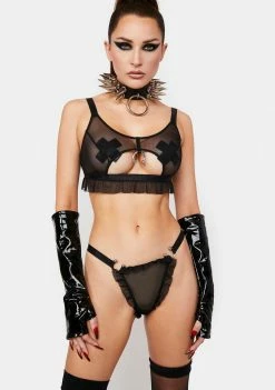 The End Lingerie Sheer Ruffle Panty