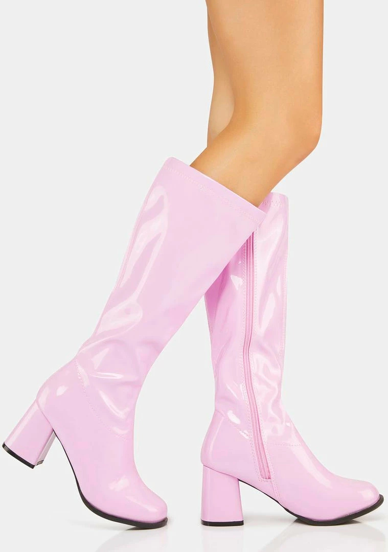 Hot Sale 🔥 Ellie 👟 Shoes Knee High 🥾 Boots Psycho 🍬 Candy Go-Go Baby 🥾 Boots 👍 4 Ellie Shoes Knee High Boots Psycho Candy Go-Go Baby Boots