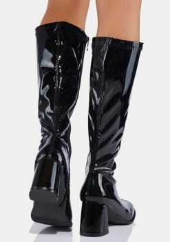 New 𧨠Ellie π Shoes Go-Go Baby Patent π₯Ύ Boots π₯Ύ Boots & Booties π 7 Ellie Shoes Go-Go Baby Patent Boots Boots & Booties