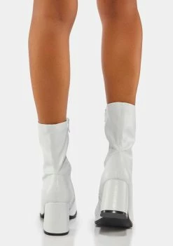 Outlet 🎉 Ellie 👟 Shoes White Short Gogo 🥾 Boots 🥾 Boots & Booties 🤩 7 Ellie Shoes White Short Gogo Boots Boots & Booties
