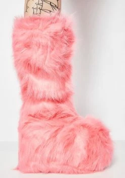 Ellie Shoes Boots & Booties Candy Party Monster Fuzzy Platform Boots