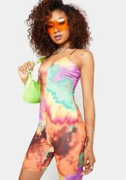 AFRM Rhea Bike Rainbow Bodysuit