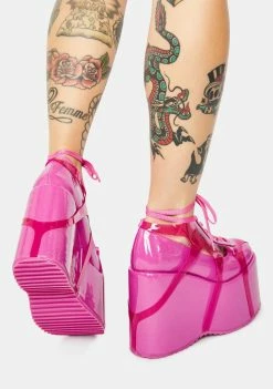Ellie Shoes Diva Sunny Bunny Platform Oxfords Platforms
