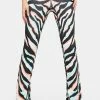 AFRM Teal Zebra Irena Flare Pants Flares