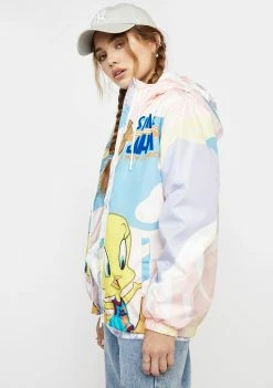 Members Only X Looney Tunes Space Jam Windbreaker