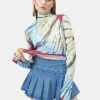 AFRM Tops Placement Halo Tie Dye Zadie Turtleneck