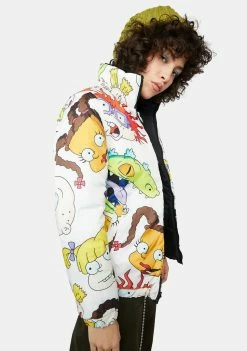 Members Only X Nickelodeon Reversible Puffer Jacket