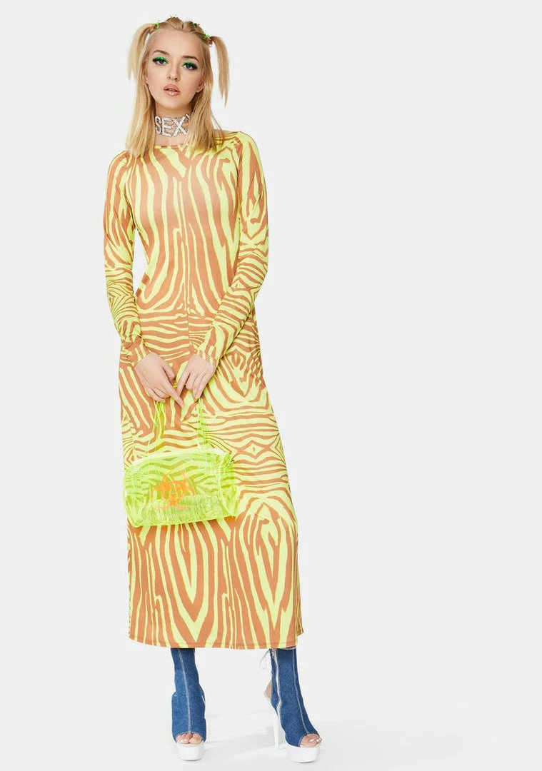 Best Pirce ๐คฉ AFRM Abstract Zebra Nollie ๐ Dress ๐ Dresses ๐ 3 AFRM Abstract Zebra Nollie Dress Dresses