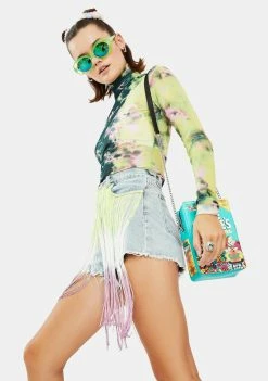 AFRM Limelight Tie Dye Zadie Turtleneck