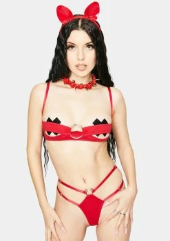 The End Lingerie Red It's My Life Thong Lingerie & Sleepwear