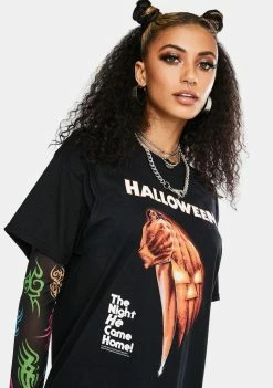 Impact Tops Halloween Night He Came T-Shirt