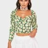 AFRM Long Sleeve Crop Top Effie Top