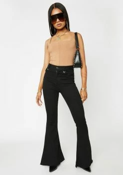 AFRM Gisela Ribbed Knit Bodysuit Tops
