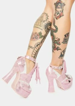 Ellie Shoes Rose Passion Filled Love Heels Platforms