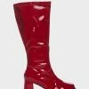 Ellie Shoes Knee High Boots Fire Go-Go Baby Boots