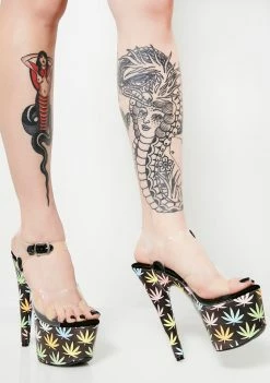 Ellie Shoes Platforms Ganja Babe Platform Heels
