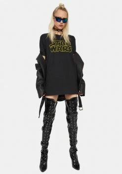 Impact Star Wars Logo Graphic Tee Tops