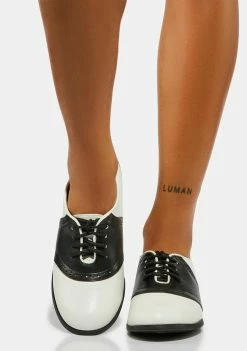 Ellie Shoes Saddle Oxfords Flats