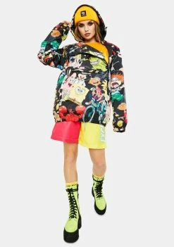 Members Only Tops Nickelodeon Hooded Pullover Jacket