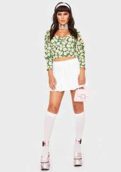 AFRM Long Sleeve Crop Top Effie Top